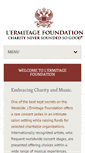 Mobile Screenshot of lermitagefoundation.org